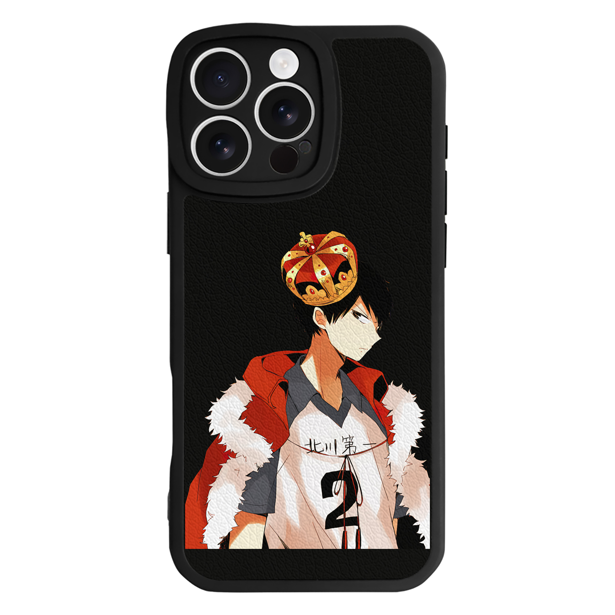 （画像用） ハイキュー!! Haikyu!! 【iPhone 16シリーズ対応】シリコンスマホケース（レザー調） 材質：シリコン